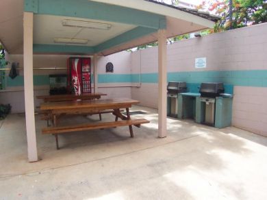 Shared BBQ & dining areas